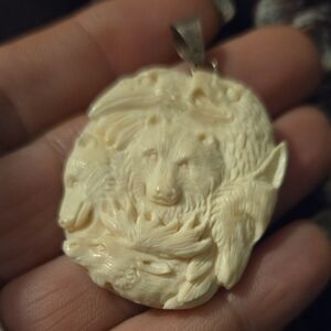 Animal Carved Pendant